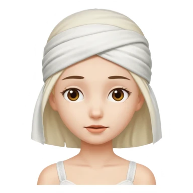 Трусы на голове у девушки sticker