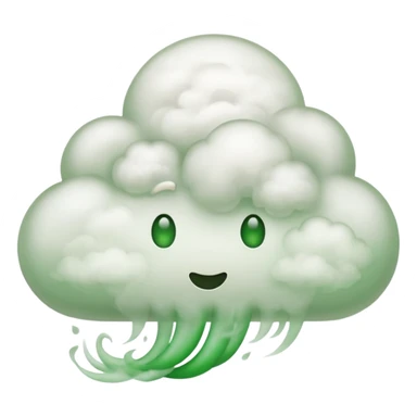 Boodihole smelly and ugly  white and green smoke  sticker