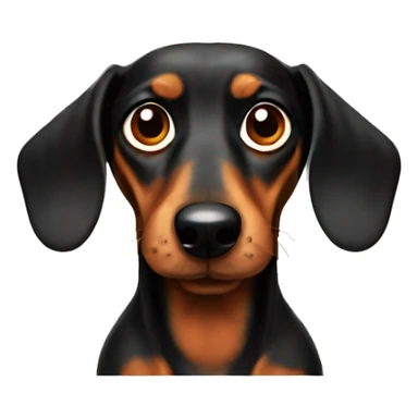 evil dachshund sticker
