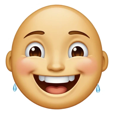 laughing face with tears of joy sticker