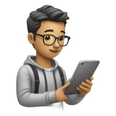 ux designer sketching a mobile app sticker