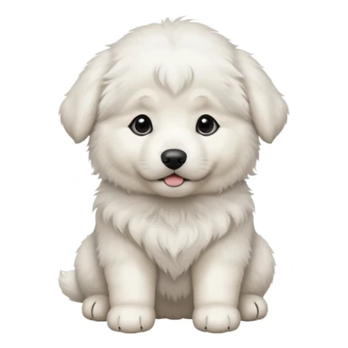 Great Pyrenees puppy sticker
