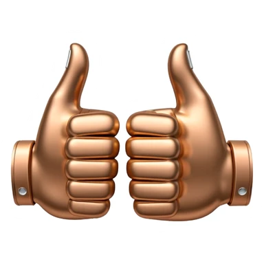 👍 and 👎 combined together sticker