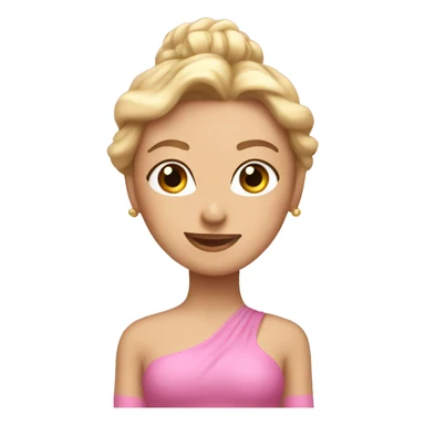Pink Pilates princess sticker
