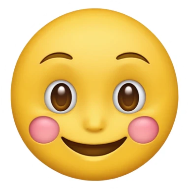 Side eye with a smirk yellow emoji sticker