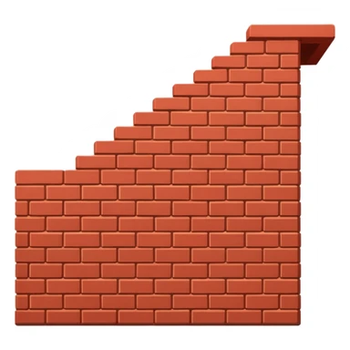 Brick like long structure  sticker