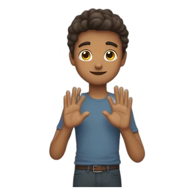 Des mains qui forment un coeur sticker