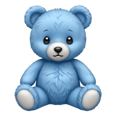 blue teddy bear  sticker