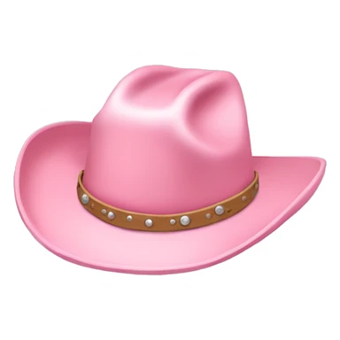 Light pink cowgirl hat sticker