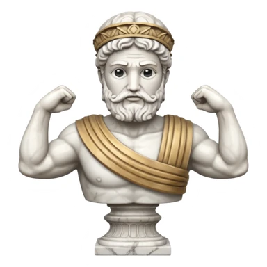 greek arms statue sticker