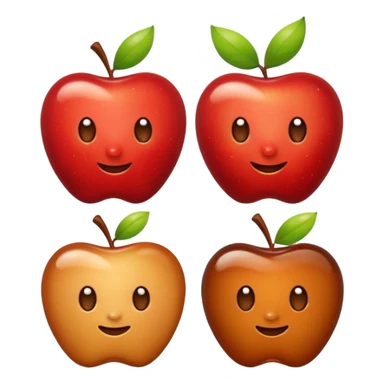 Apples and Carmel sticker