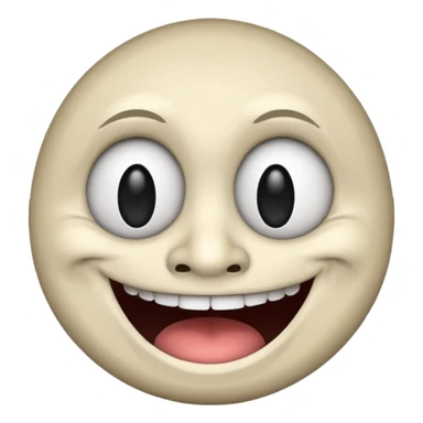 Trollface face sticker