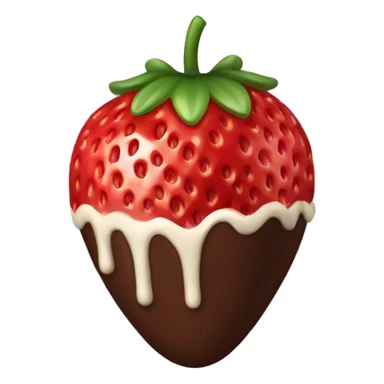 Chocolate covered strawberry  sticker