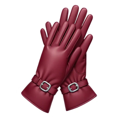 burgundy gloves sticker