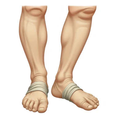 Stinky man feet sticker