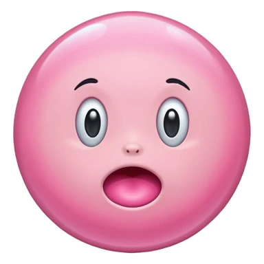 Pink bubbles gums sticker