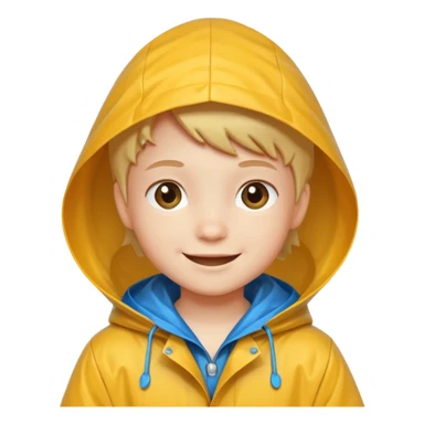 Raincoat Kid sticker