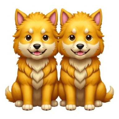 The three headed hound, cerberus. He is soft and cute sticker