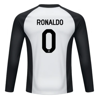 signed ronaldo shirt sticker