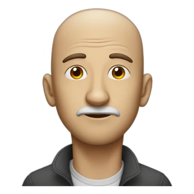 A man who lies with a long nose sticker