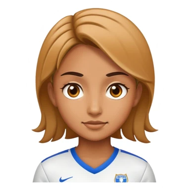 Soccer girl sticker