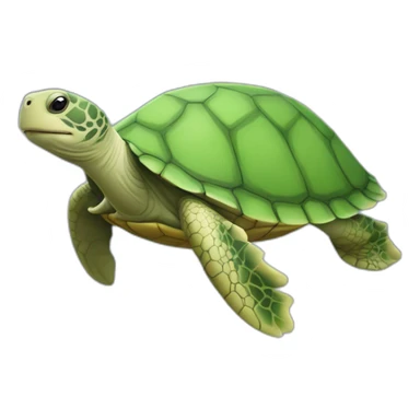 tortue sur baleine sticker