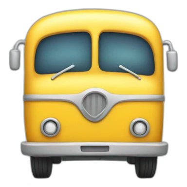 cute bus sticker
