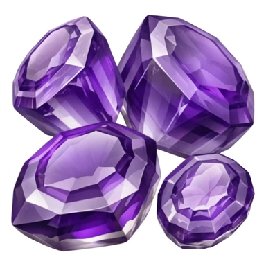 Banded amethyst mineral stones  sticker