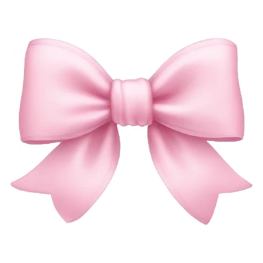 Baby pink bow sticker