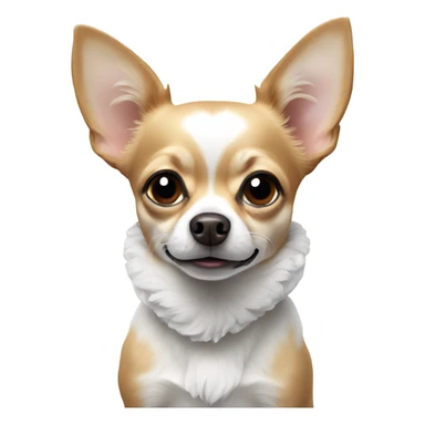 Chihuahua in the snow sticker