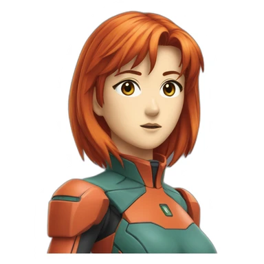 Asuka Langley sticker