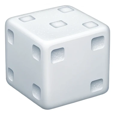 Single Sugar cube sticker