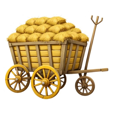 hay cart sticker