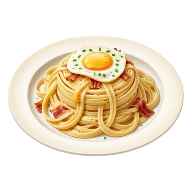 traditional italian carbonara sticker