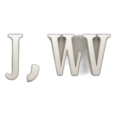 A sign with the inscription "JW" sticker