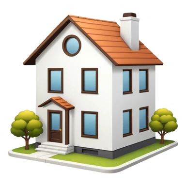 shared house minimalistic sticker