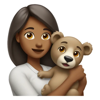 Mother with a coala bear sticker