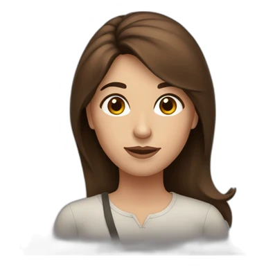 42 argentinian woman with brown hair and bid eyes sticker
