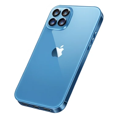 Téléphone iPhone 13 bleu sticker