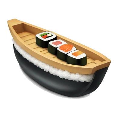 sushi boat sticker