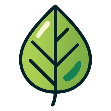 leaf or flower icon, clear outlines, strong shadows and highlights, psychosomatics and psychology theme, fun and not too complex sticker