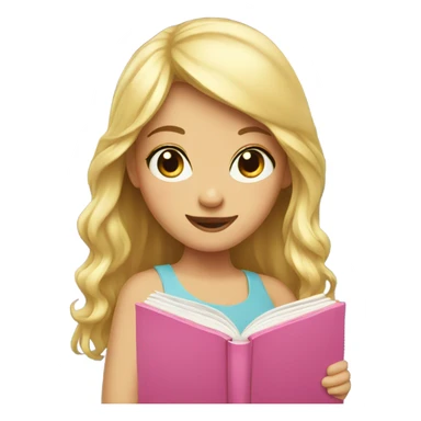 girly book sticker