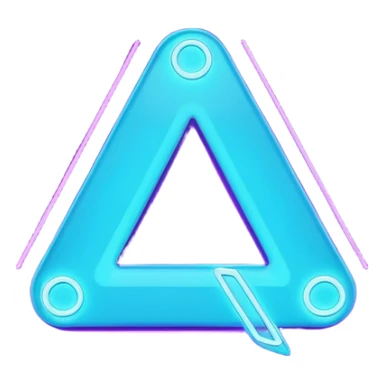 futuristic minimalistic emoji icon, letter "S" formed by three glowing digital lines representing Storm, Atom and NoizeGames, neon purple (#8B5CF6) and cyan (#00E0FF) on dark background, modern tech style, 1:1 aspect ratio sticker