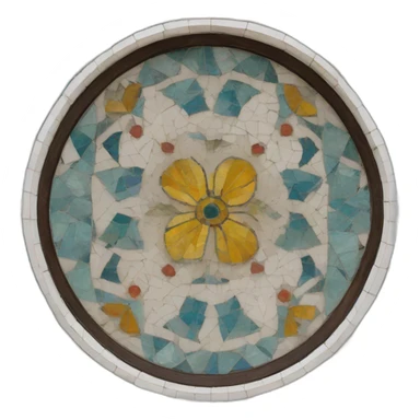 Inlay mosaic  window sticker