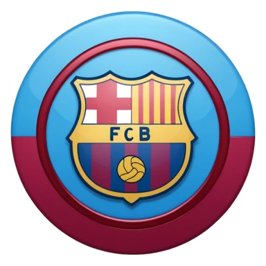 Fc Barcelona logo imoji sticker