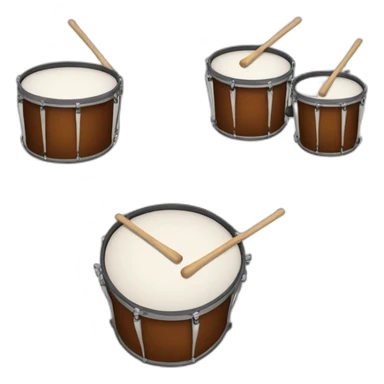 tenor drum marching  sticker