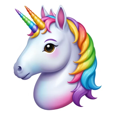 Un unicornio vomitando sticker