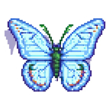 A butterfly sticker