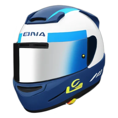 Senna helmet sticker