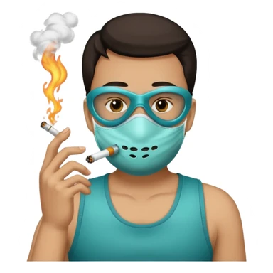 Smoking a noz tank sticker